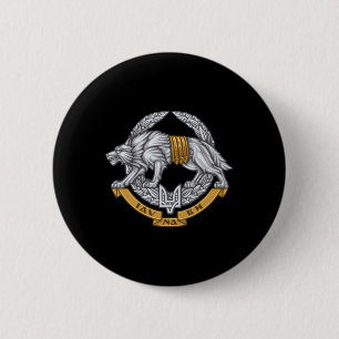 speciale strijdkrachten voor Oekraïne Spetsnaz Wol Ronde Button 5,7 Cm