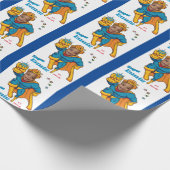 Speciale superheld Amazing Flying Foto Cadeaupapier (Hoek)