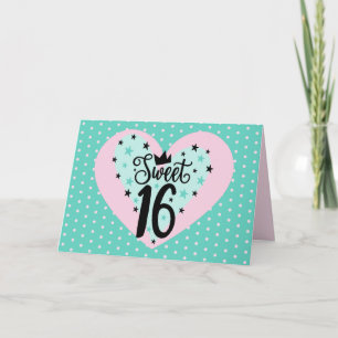 Speciale Sweet 16 Verjaardag Kaart