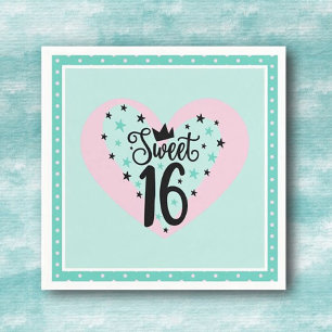 Speciale Sweet 16 Verjaardagsfeestje Servet