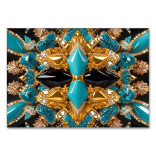 Speciale tafelkaart met Bahamas kleuren Kaart