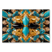 Speciale tafelkaart met Bahamas kleuren Kaart (Achterkant)