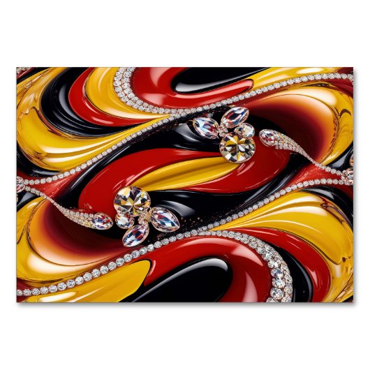 Speciale tafelkaart met Belgische kleuren Kaart (Voorkant)