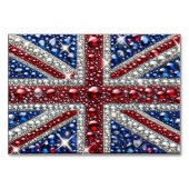 Speciale tafelkaart met Britse kleuren Kaart (Voorkant)