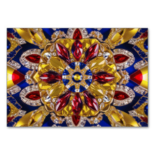 Speciale tafelkaart met Colombia Kleuren Kaart