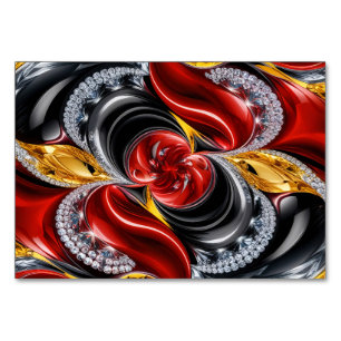 Speciale tafelkaart met Duitse kleuren Kaart