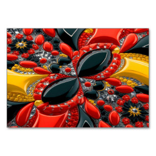 Speciale tafelkaart met Duitsland Kleuren Kaart