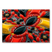 Speciale tafelkaart met Duitsland Kleuren Kaart (Achterkant)