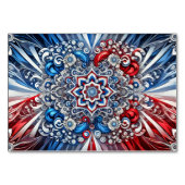 Speciale tafelkaart met Franse kleuren Kaart (Achterkant)