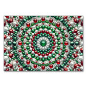 Speciale tafelkaart met Italiaanse kleuren Kaart (Achterkant)