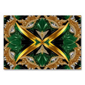 Speciale tafelkaart met Jamaicaanse kleuren Kaart (Voorkant)