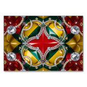 Speciale tafelkaart met Los Angeles kleuren Kaart (Achterkant)