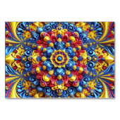 Speciale tafelkaart met Roemeense kleuren Kaart (Achterkant)