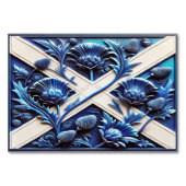 Speciale tafelkaart met Schotse distels Kaart (Achterkant)