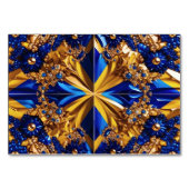 Speciale tafelkaart met Zweden Kleuren Kaart (Achterkant)