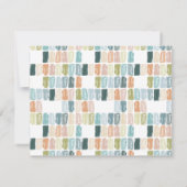 Speciale tekenkaarten voor handdoeken notitiekaartje (Achterkant)