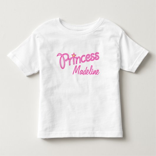 Speciale tekenmeisjes in kleine prinses kinder shirts (Voorkant)