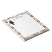 Speciale tekst voor Girly Cute Cats Notitieblok (Schuin)