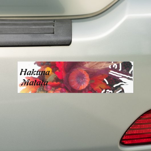 speciale Thanksgiving Bumpersticker (Op auto)
