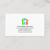 Speciale thuishandyman Border General Contractor Visitekaartje (Achterkant)