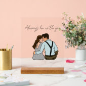 Speciale tijd, speciaal cadeau acryl bord (Huwelijk)