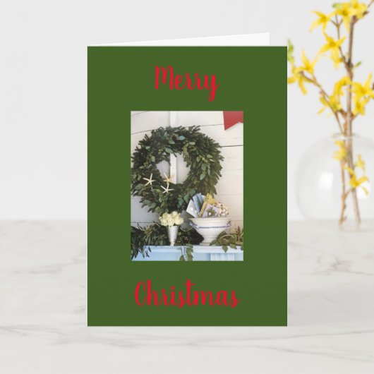 * SPECIALE TIJDEN - SPECIALE * FAMILIE * MERRY CHR KAART (Gele Bloem)