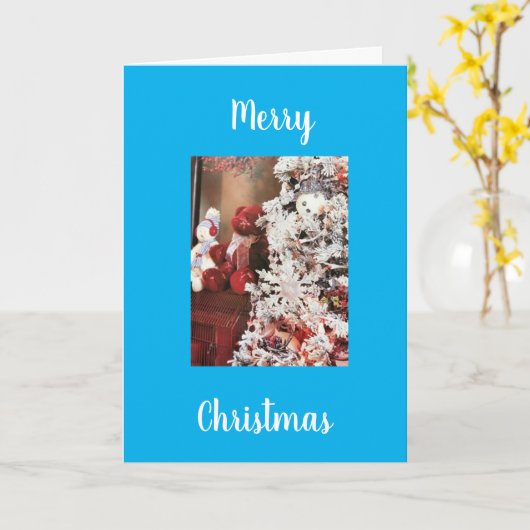 * SPECIALE TIJDEN - SPECIALE * FAMILIE * MERRY CHR KAART (Gele Bloem)