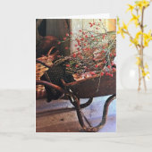 * SPECIALE TIJDEN - SPECIALE * FAMILIE * MERRY CHR KAART (Gele Bloem)