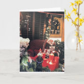 * SPECIALE TIJDEN - SPECIALE * FAMILIE * MERRY CHR KAART (Gele Bloem)