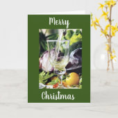 * SPECIALE TIJDEN - SPECIALE * FAMILIE * MERRY CHR KAART (Gele Bloem)