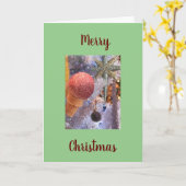 * SPECIALE TIJDEN - SPECIALE * FAMILIE * MERRY CHR KAART (Gele Bloem)