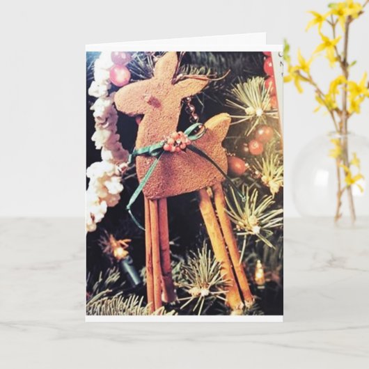 * SPECIALE TIJDEN - SPECIALE * FAMILIE * MERRY CHR KAART (Gele Bloem)