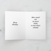 * SPECIALE TIJDEN - SPECIALE VRIENDEN * MERRY CHRI KAART (Binnen)