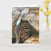 * SPECIALE TIJDEN - SPECIALE VRIENDEN * MERRY CHRI KAART (Gele Bloem)