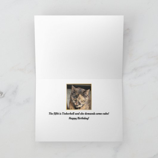 Speciale Tinkerbell verjaardagskaart Kaart (Binnen)