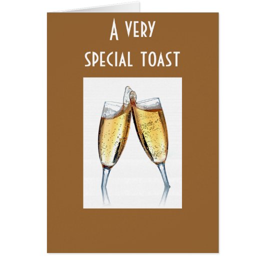 SPECIALE TOAST AAN SPECIALE PERSOON (Voorkant)