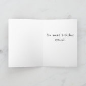 "SPECIALE TOAST" VOOR "SPECIALE VRIEND" IN CHRISTM FEESTDAGEN KAART (Binnen)