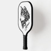 Speciale Tribal Wolf Persoonlijke Naam Pickleball Paddle (Links)