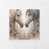 Speciale Trifold Voeg foto bruiloft uitnodiging (Cover)