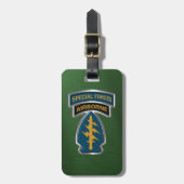 Speciale troepen bagagelabel (Voorkant verticaal)