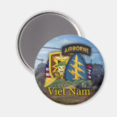 speciale troepen groene bergen macv sog vietnam Ma Magneet (Voorkant / Achterkant)