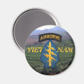 speciale troepen vietnam veterans veteranen vets M Magneet (Voorkant / Achterkant)