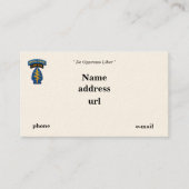 Speciale troepenmacht Groene Berets SFG SF SOF vet Visitekaartje (Voorkant)