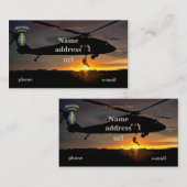 Speciale troepenmacht Groene Berets SFG SF SOF vet Visitekaartje (Voorkant / Achterkant)