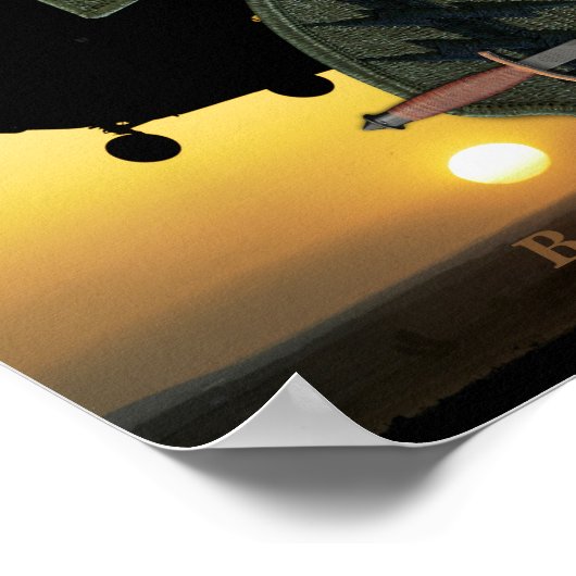 speciale troepenmacht groene berten SFG SOF SF Poster (Hoek)