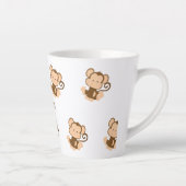 Speciale troop van apen latte mok (Rechts)