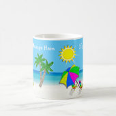 Speciale Tropische koffiehandschoenen, twee tekstv Koffiemok (Center)