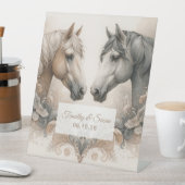 Speciale trouwbanner reclamebord met voetstuk (Insitu)