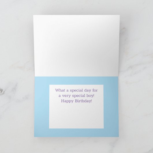 Speciale tweede verjaardag persoonlijke Kaart! Kaart (Binnen)