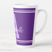 Speciale typografie, gepersonaliseerd microgram latte mok (Rechts)